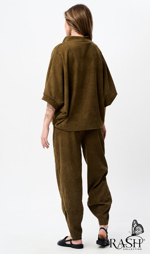 Костюм "Boho" микровельвет хаки Цвет:как на фото