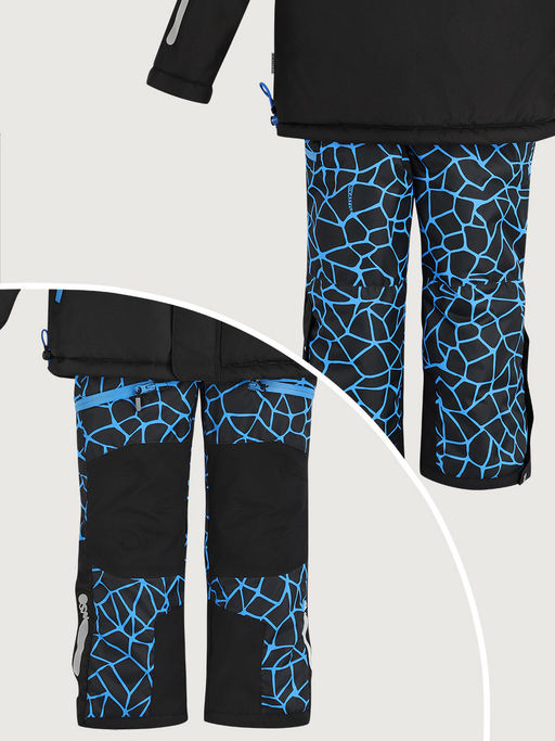 Костюм 7з2925 черный/электрик