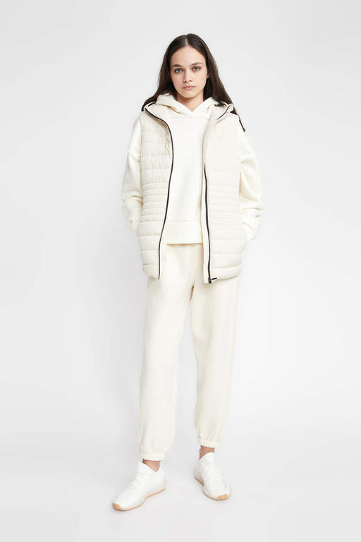 Водоотталкивающий надувной жилет с капюшоном DeFactoFit для спортсменов узкого кроя  фото 6