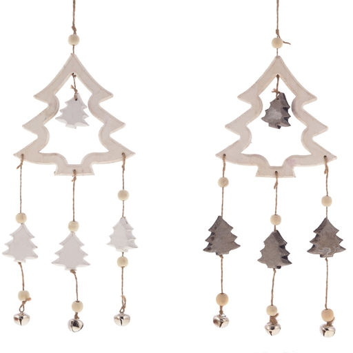 Украшение новогоднее "Елка", L15 W1,5 H36 см, 2в.