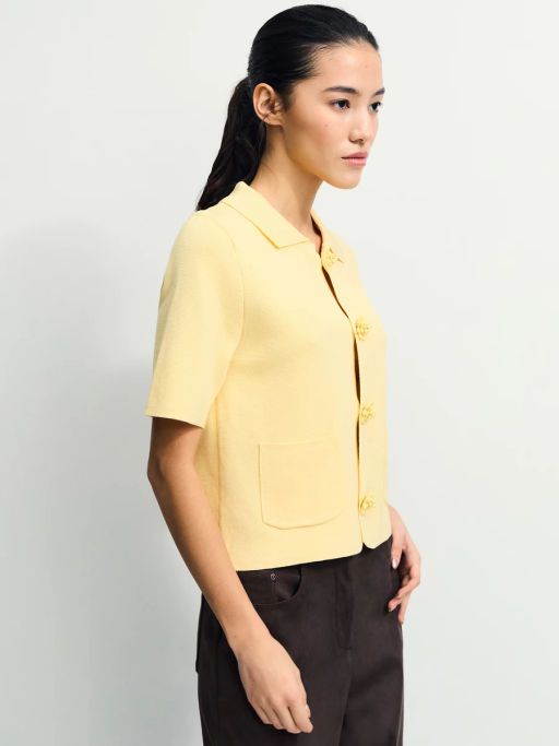 Кардиган из вискозы с декоративными пуговицами / Zarina