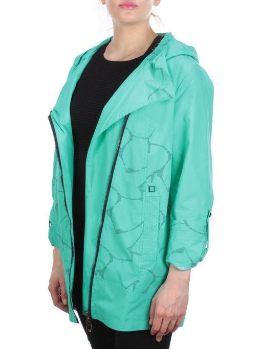 F809 GREEN Ветровка женская CO-COCOPINE (85% хлопок, 15% полиэстер) - Fashion фото 7