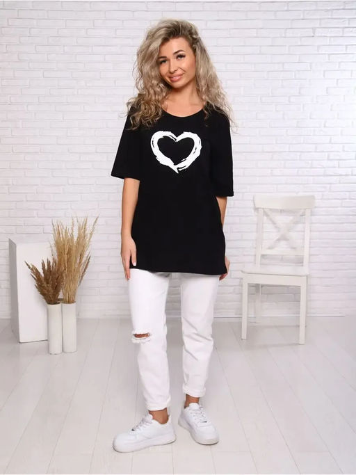 Футболка удлиненная 783