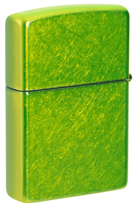 Зажигалка ZIPPO с кислотным зеленым покрытием | Lurid 24513  фото 7