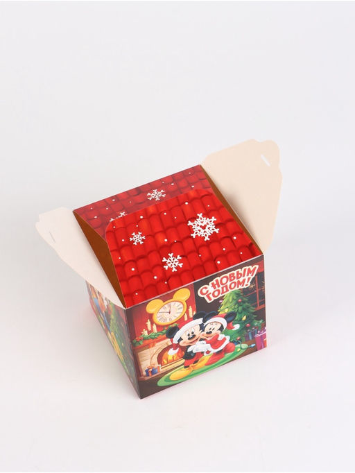 Набор подарочных новогодних коробок 3 шт. «Мультики», 12×12×12 см