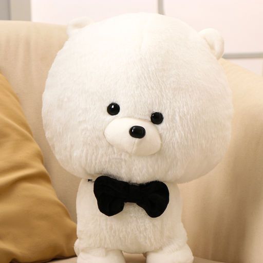 Мягкая игрушка Собака с бабочкой, 40 см, цвет белый - Simaland фото 4