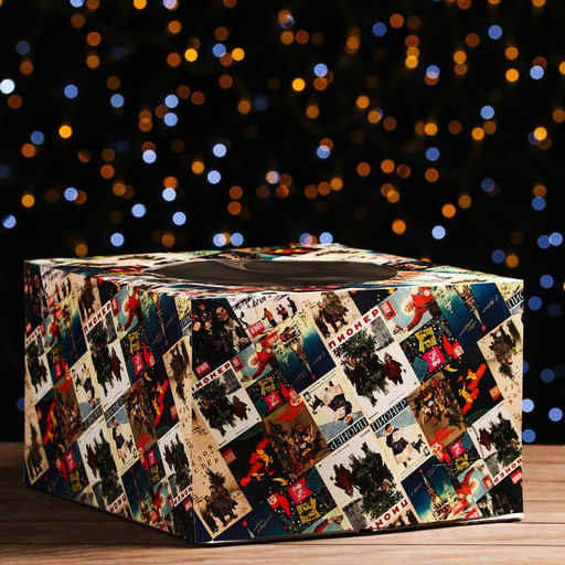 Кондитерская упаковка с окном Советская, 30 х 30 х 19 см - UPAK LAND фото 2