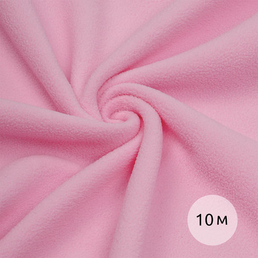 Ткань флис 2-х ст. TBY-0059-F134 190 г/м? 100% ПЭ шир.150см цв.F134 розовый уп.10м