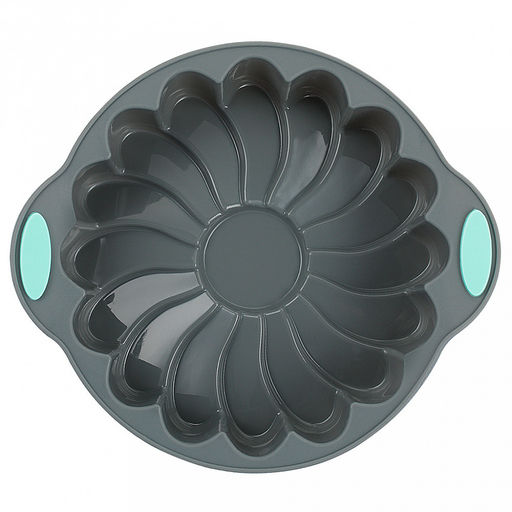Форма для запекания "Хризантема" 21х17х4,5см, силикон, "Linea Silicone", "Regent" (Китай)