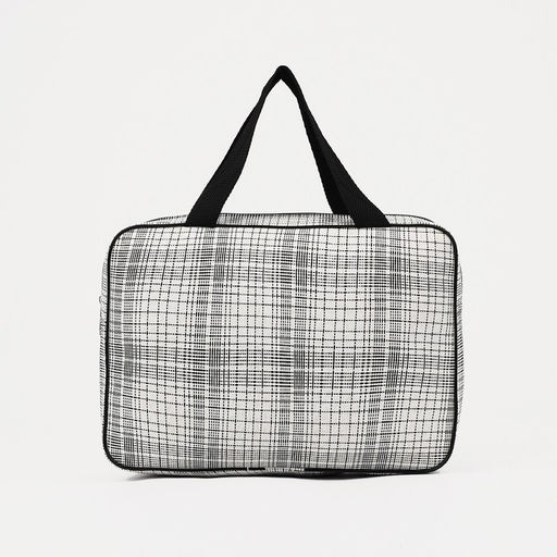 Косметичка на молнии, цвет серый