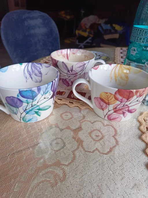 Кружка Азалия бежевая, 0,48 л - Home & Style фото 6