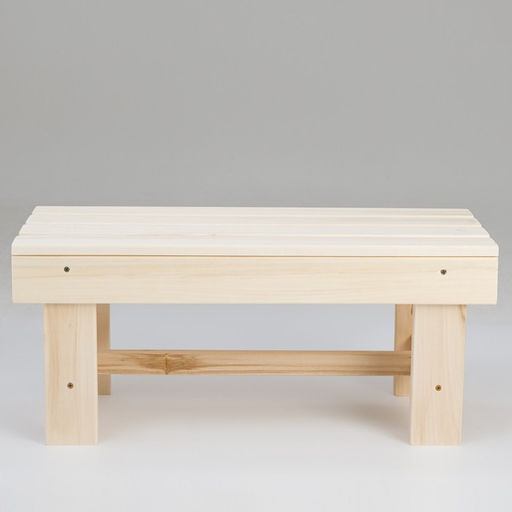 Лавка деревянная, 70×33×30 см, липа, «Добропаровъ»