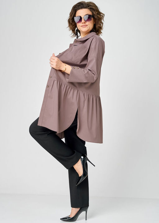 Блуза EVA GRANT 7068-1 капучино