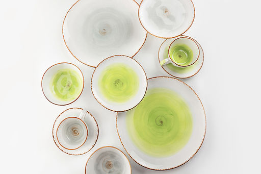 Салатник 23*23*9 см 2,2 л "Кантри" голубой