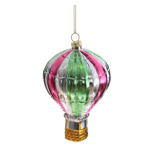 Украшение новогоднее "Воздушный шар", L8 W8 H13,5 см, 2в.