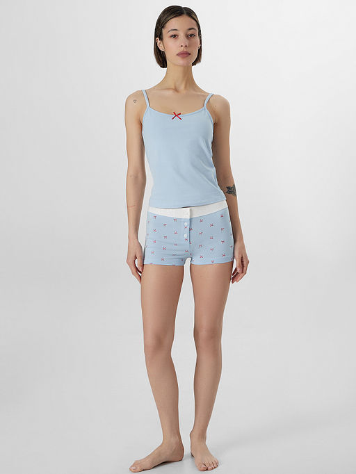 Комплект домашний женский голубой