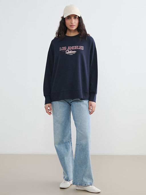 Los Angeles Bask?l? Kad?n Sweatshirt Tunik - Waikiki фото 2