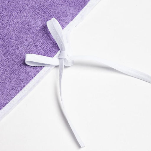 Полотенце-пончо Крошка Я Гномик, цвет сиреневый, размер 24-32, 100 % хлопок, 320 г/м2  фото 8