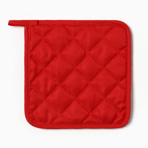 Кухонный набор «Котик»: подставка 15×15 см, прихватка 17×17 см