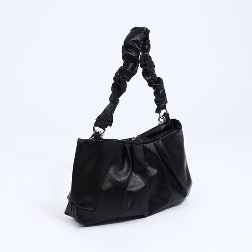 Сумка-багет на молнии, цвет чёрный - Simaland фото 3