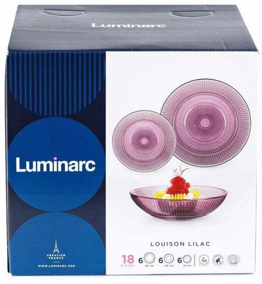 Набор столовый ЛУИЗ ЛИЛАК 18пр арт.O0316 /Люминарк/ - Luminarc фото 17