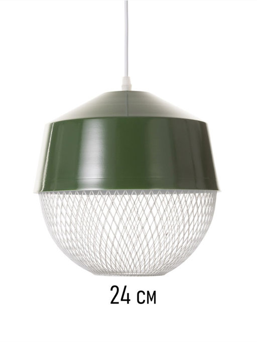 Светильник потолочный BayerLux Lea, 1×40 Вт, Е27, зеленое яблоко, 26×26×32 см