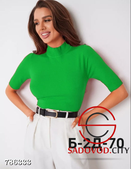 Водолазка с коротким рукавом - Bruno фото 8