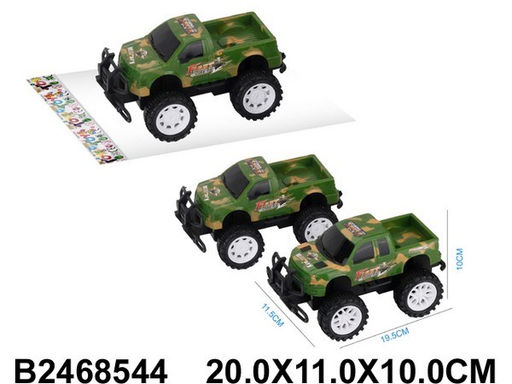 Внедорожник инерц. "Военный" в пакете 20*11*10см (2468544)