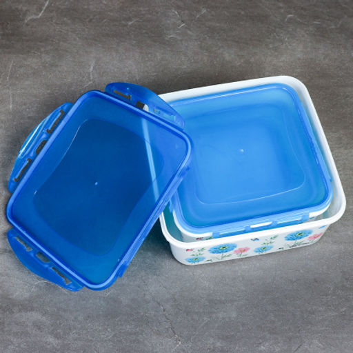 Салатник 4 штуки квадратный с крышками / 133 /уп 48/ 350, 800, 1300, 2100 мл - Галеонтрейд фото 9