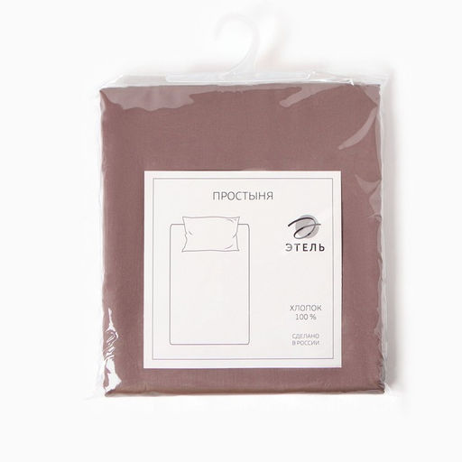 Простыня Этель Twilight Mauve 150*215,100% хлопок, мако-сатин, 114г/м2  фото 2