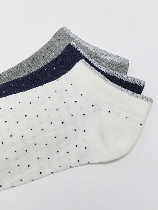 Desenli Kad?n Patik ?orap 3l? Paket - Waikiki фото 3