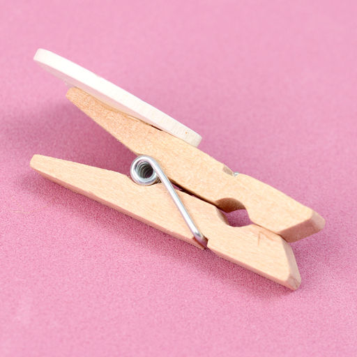 Прищепки декоративные с верёвкой для подвеса «Сердечки» набор 10 шт., 2,5 × 12,5 × 13,5 см