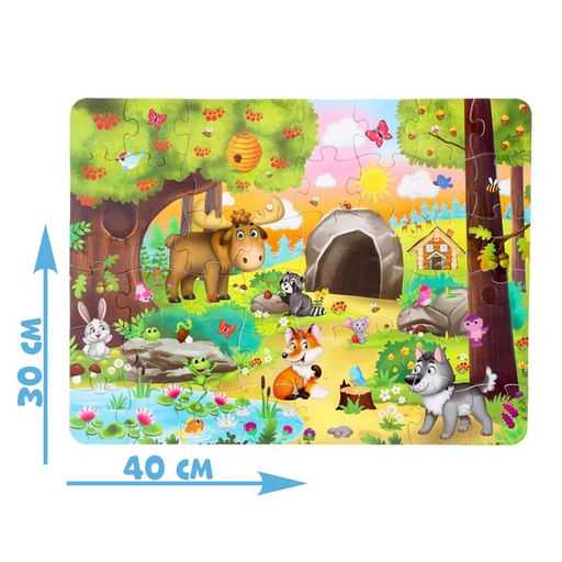 Пазлы с окошками В лесу, 30 деталей - Puzzle time фото 2