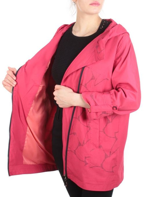 F809 CRIMSON Ветровка женская CO-COCOPINE (85% хлопок, 15% полиэстер) - Fashion фото 9