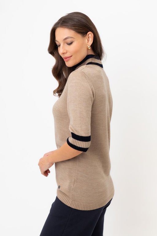 ЕВ 30045/24ш/бежевый джемпер жен