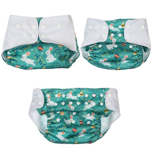 Трусики-подгузник, многоразовый, Зайчата - Крошка я фото 3