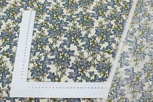 Штапель Мироль цв.шампань, ш.1.45м, вискоза-100%, 100гр/м.кв - Купава фото 4