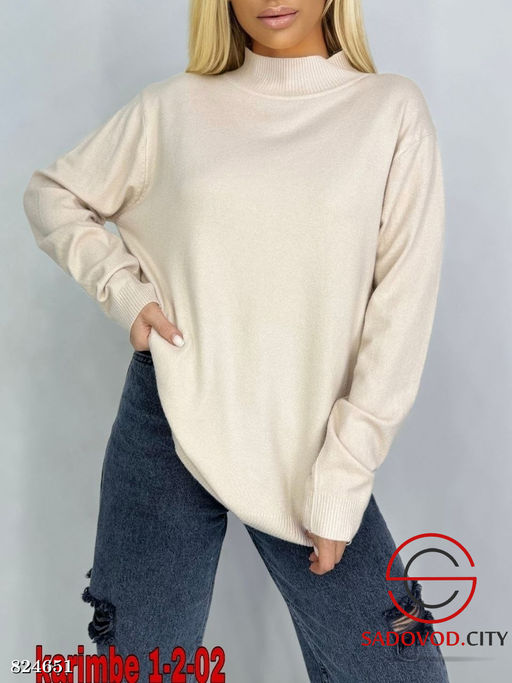 Водолазка женская однотонная