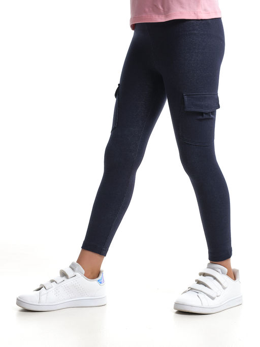 Бриджи (лосины) UD 0959 синий джинс - Mini maxi фото 2