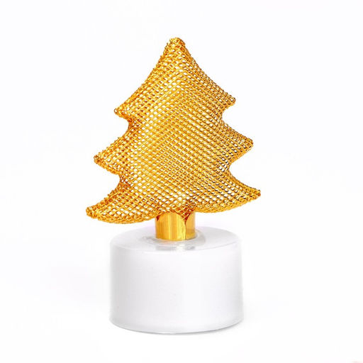 Цена за 12 шт. Свеча новогодняя светодиодная «Ёлочка»