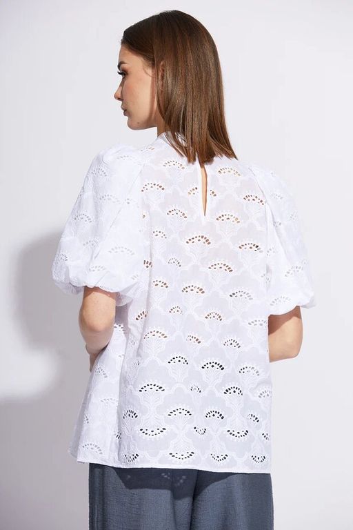 Блуза 2227 белая - Eola фото 2