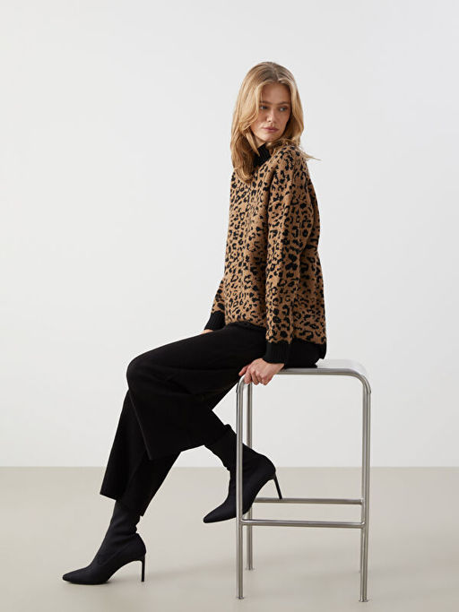 Beli Lastikli Kad?n Triko Pantolon