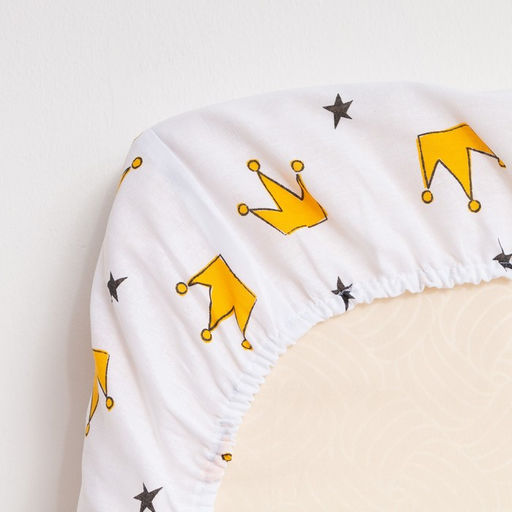 Постельное белье Крошка Я Little queen 112*147 см, 60*120+20 см, 40*60 см, 100% хлопок  фото 5