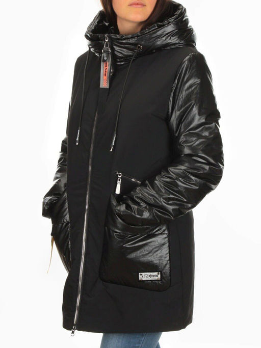 BM-926 BLACK Куртка демисезонная женская (100 гр. синтепон)