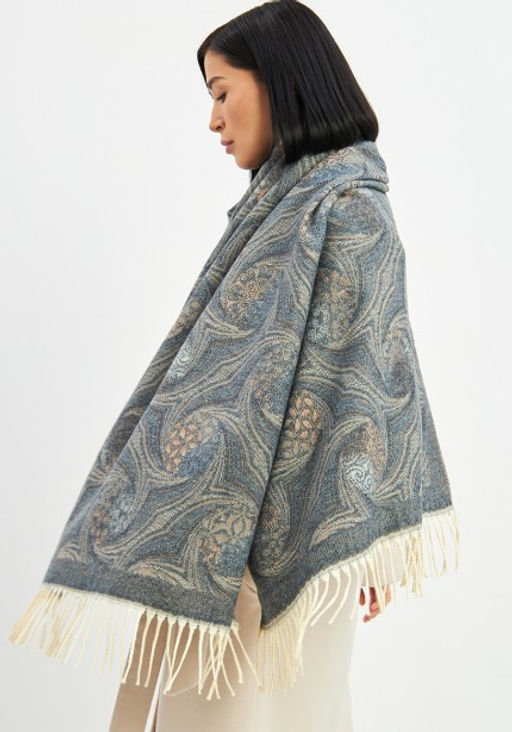Палантин в составе шерсть и кашемир