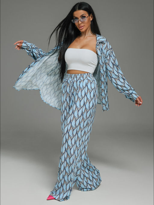 Парадиз костюм женский (небесный)