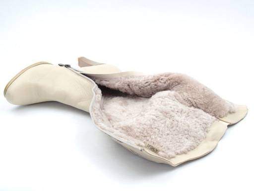 02-9536A Сапоги женские (натуральная кожа, натуральный мех (полностью)) - Фабричный китай фото 9