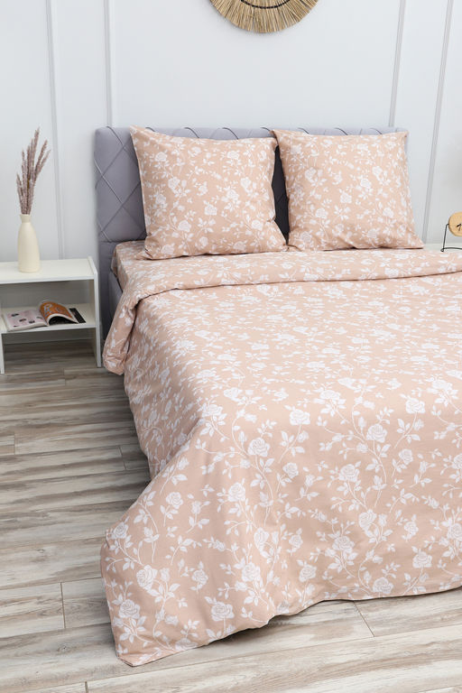 Наволочка поплин Цветочный рай-компаньон