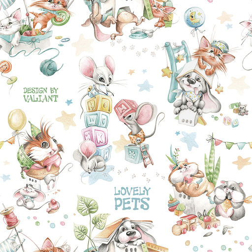 Короба стеллажные, без крышки, 31*31*15 см, набор 4 шт., жёлт., ЛЮБИМЧИКИ, шт - Valiant фото 5