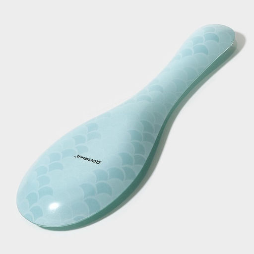 Подставка под ложку Доляна Сирена, 23.58.3 см, стекло, бирюзовая фото 4